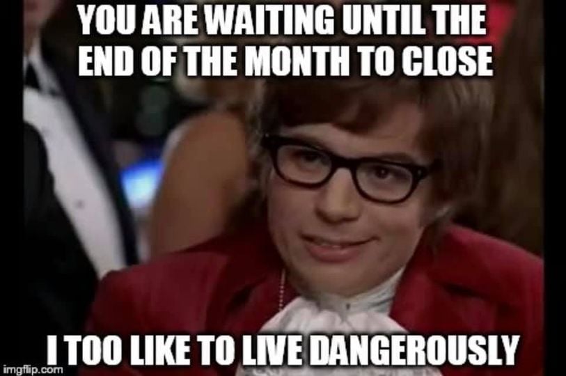Choosing a closing date